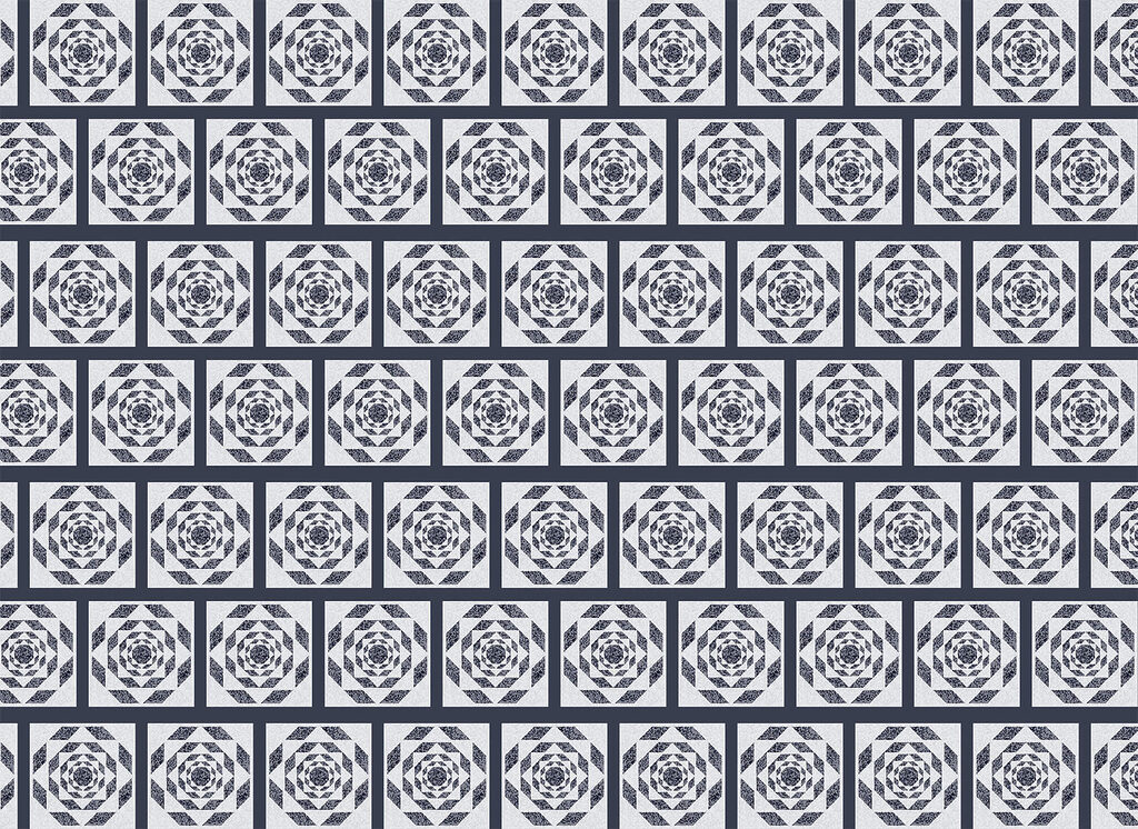 Pattern of squares and a pattern of a flower Pattern of squares and a pattern of a flower