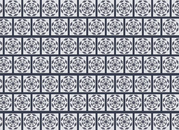Pattern of squares and a pattern of a flower Pattern of squares and a pattern of a flower
