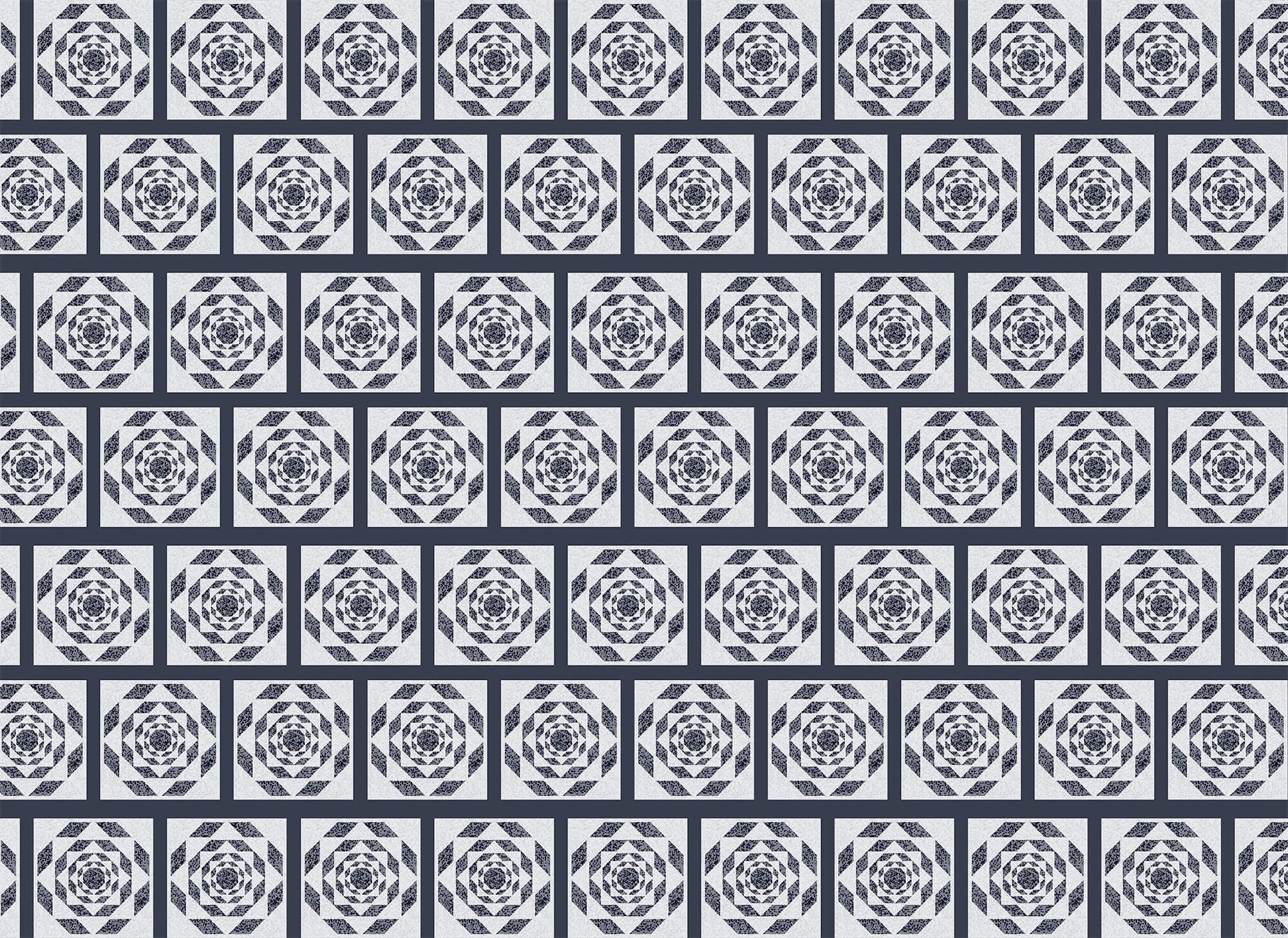Pattern of squares and a pattern of a flower Pattern of squares and a pattern of a flower