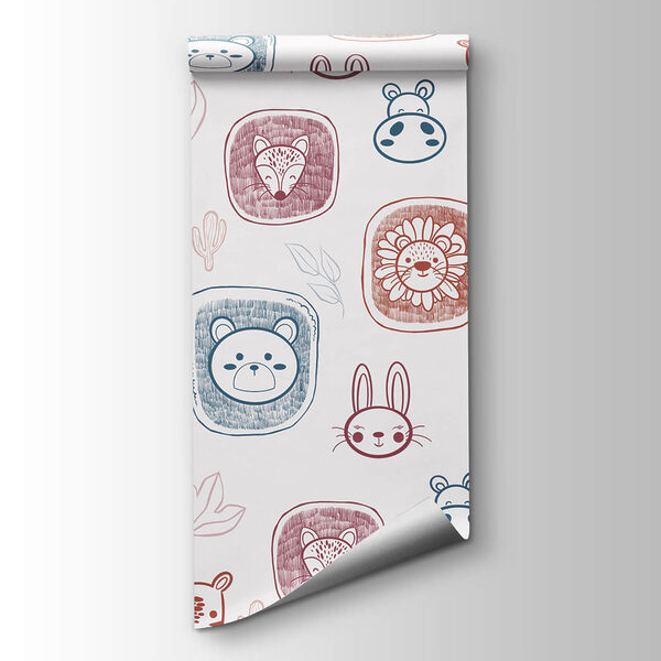 Pattern of animals on a white background Pattern of animals on a white background