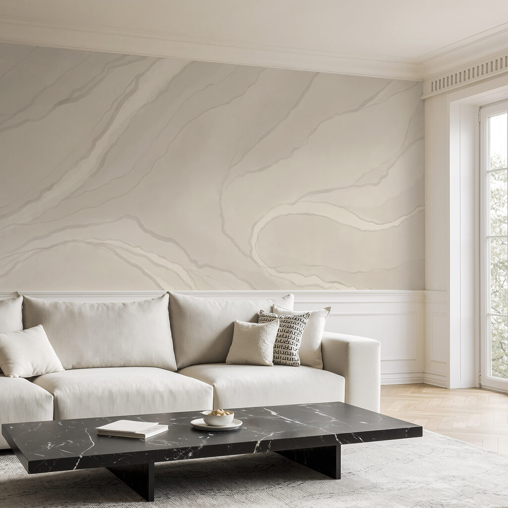 Biela a sivá plocha s čiarami