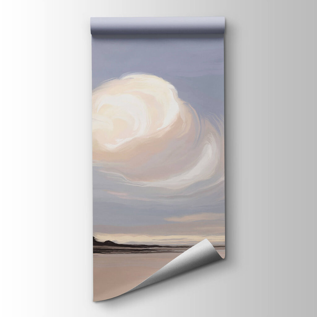 White cloud in the sky