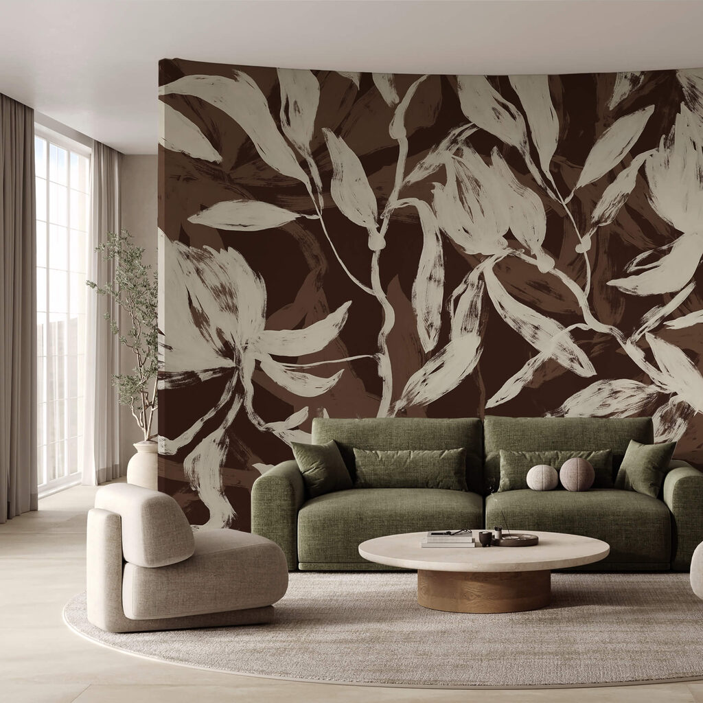 Plynúce listy v jemných monochromatických odtieňoch Plynúce listy v jemných monochromatických odtieňoch