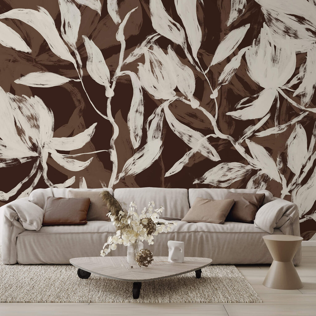 Plynúce listy v jemných monochromatických odtieňoch Plynúce listy v jemných monochromatických odtieňoch