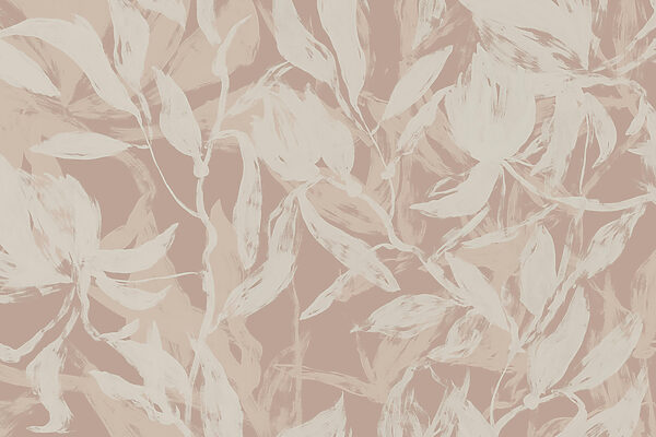 Delicate leaves on soft background