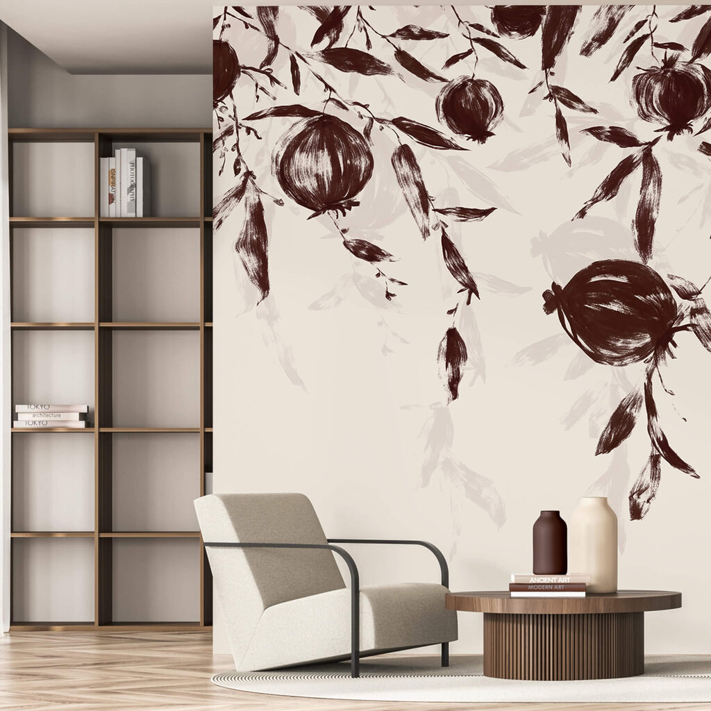 Maľba ovocia na konári