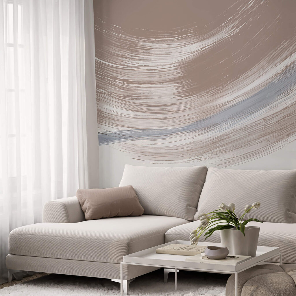 Jemné odtiene sa miešajú v jemnom pohybe