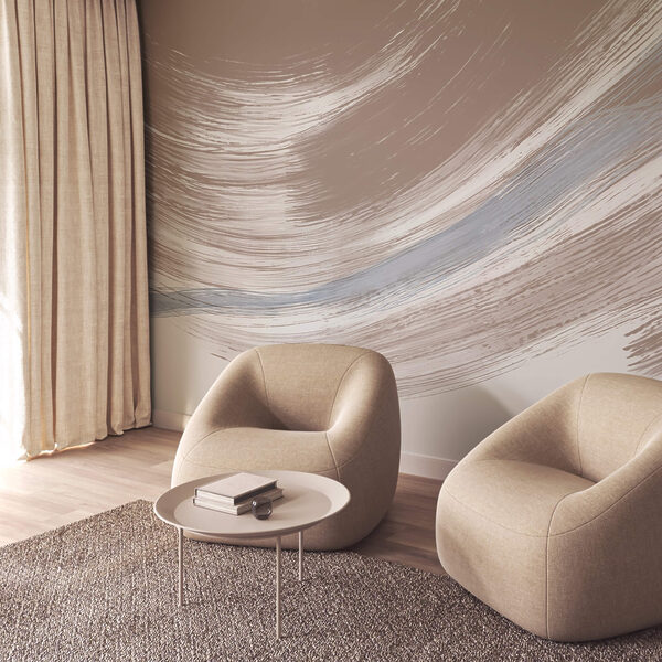 Jemné odtiene sa miešajú v jemnom pohybe