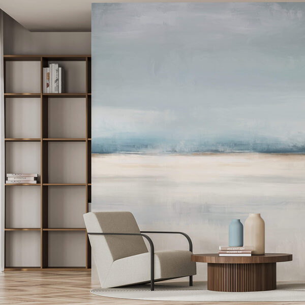 Krajina s oblačnou oblohou