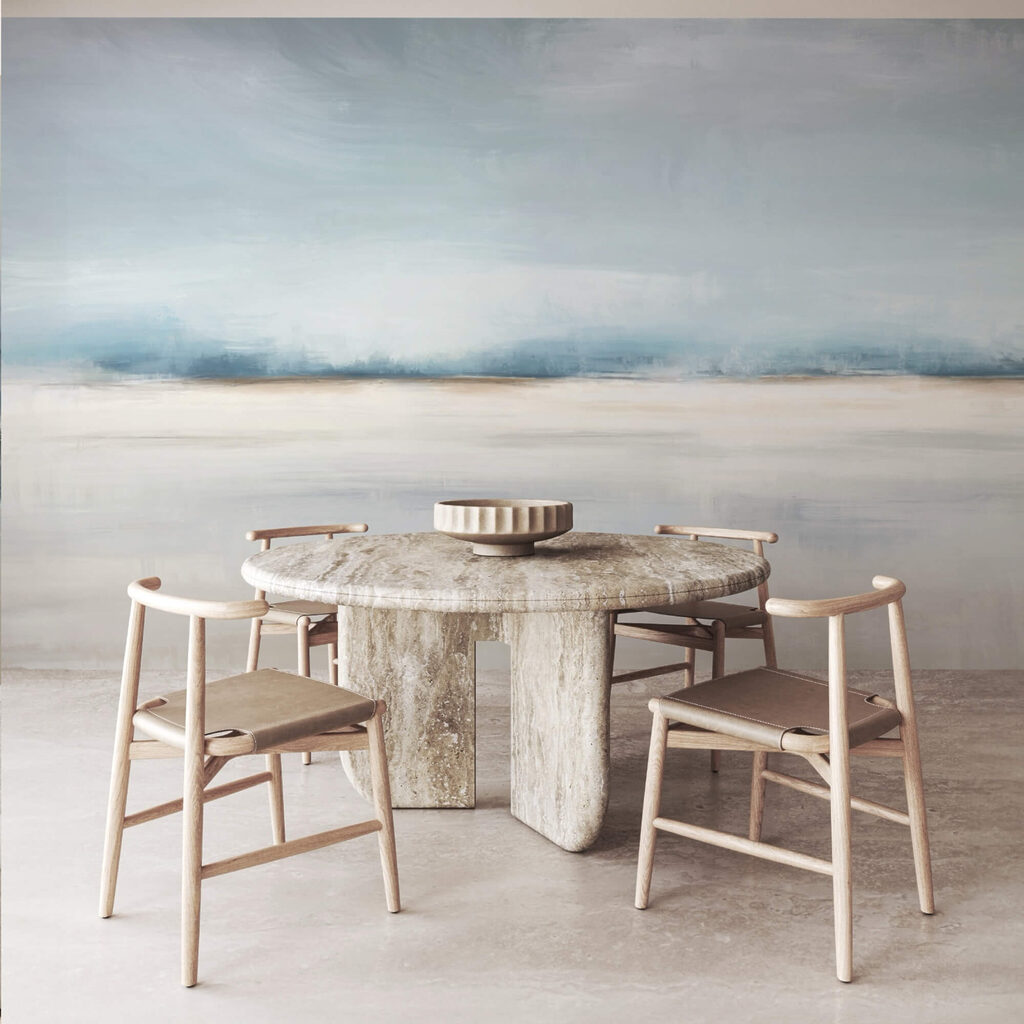 Krajina s oblačnou oblohou