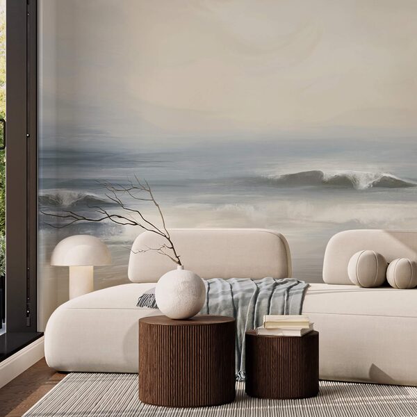 Vlny narážajúce na pláž