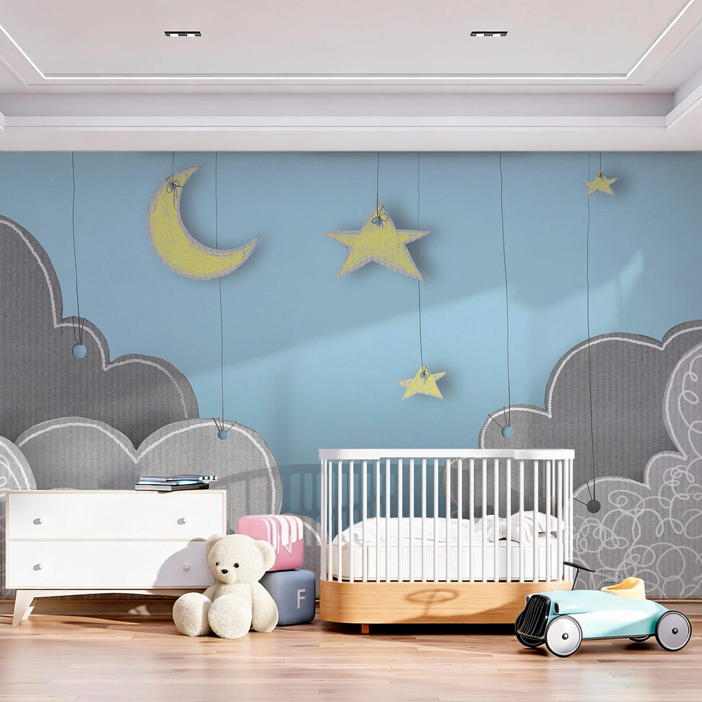 Mesiac a hviezdy z oblakov