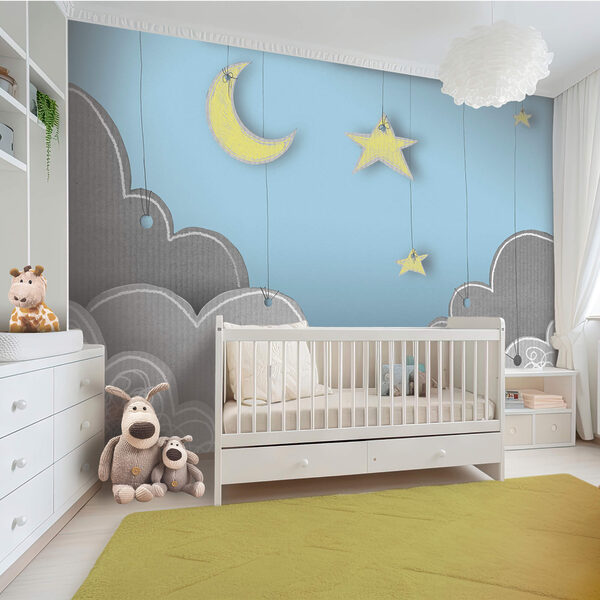 Mesiac a hviezdy z oblakov