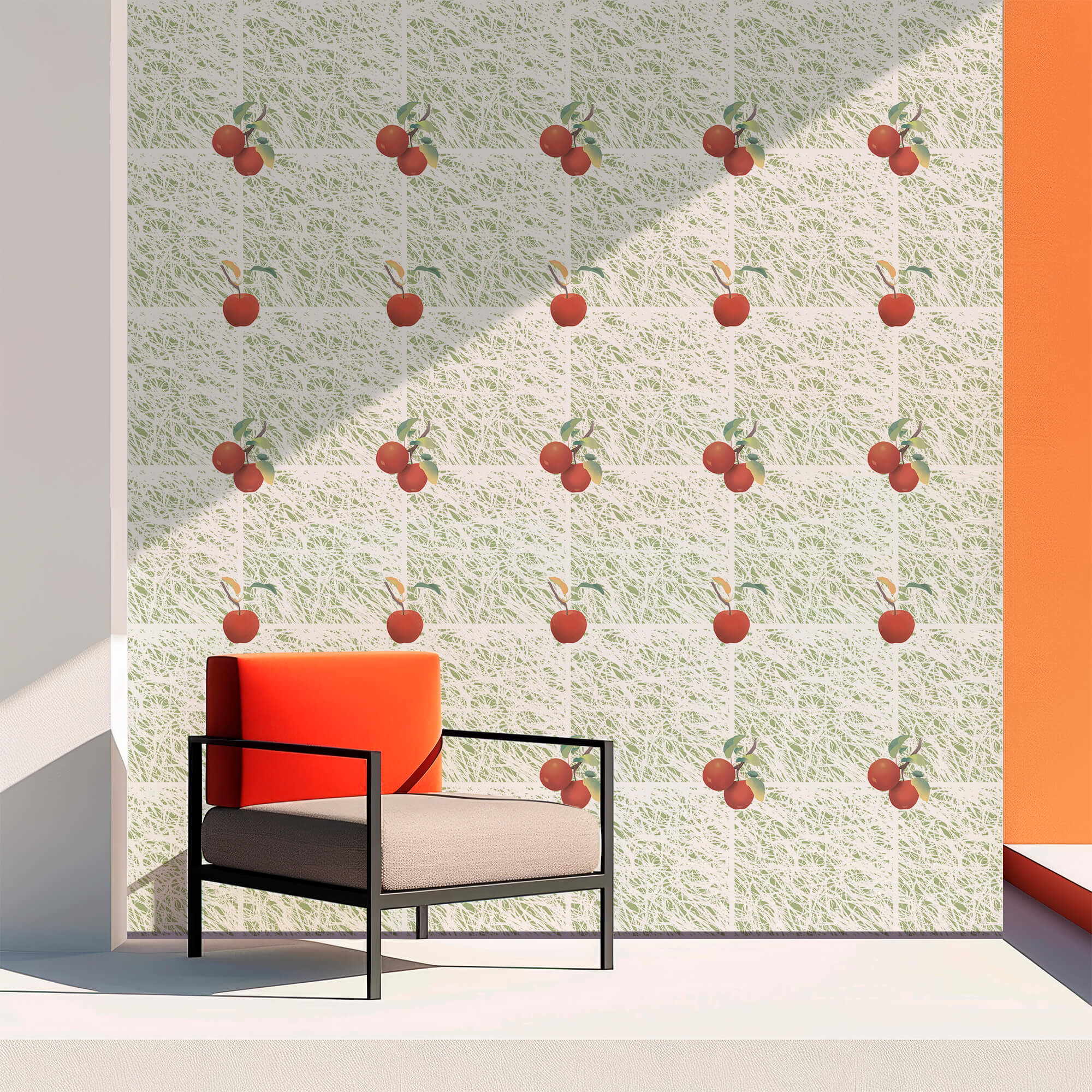 Vzor červených jabĺk