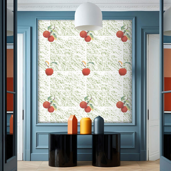 Vzor červených jabĺk