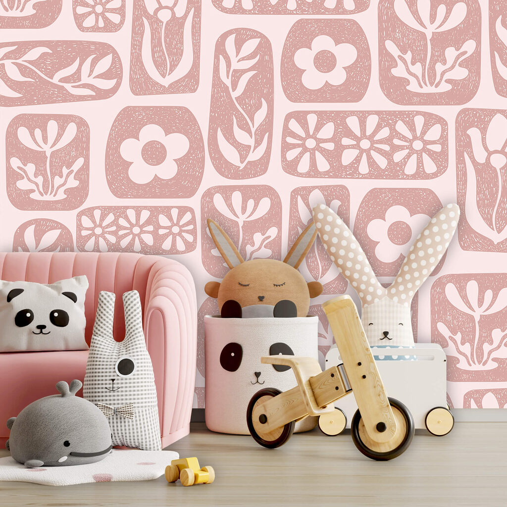 Vzor kvetov a listov