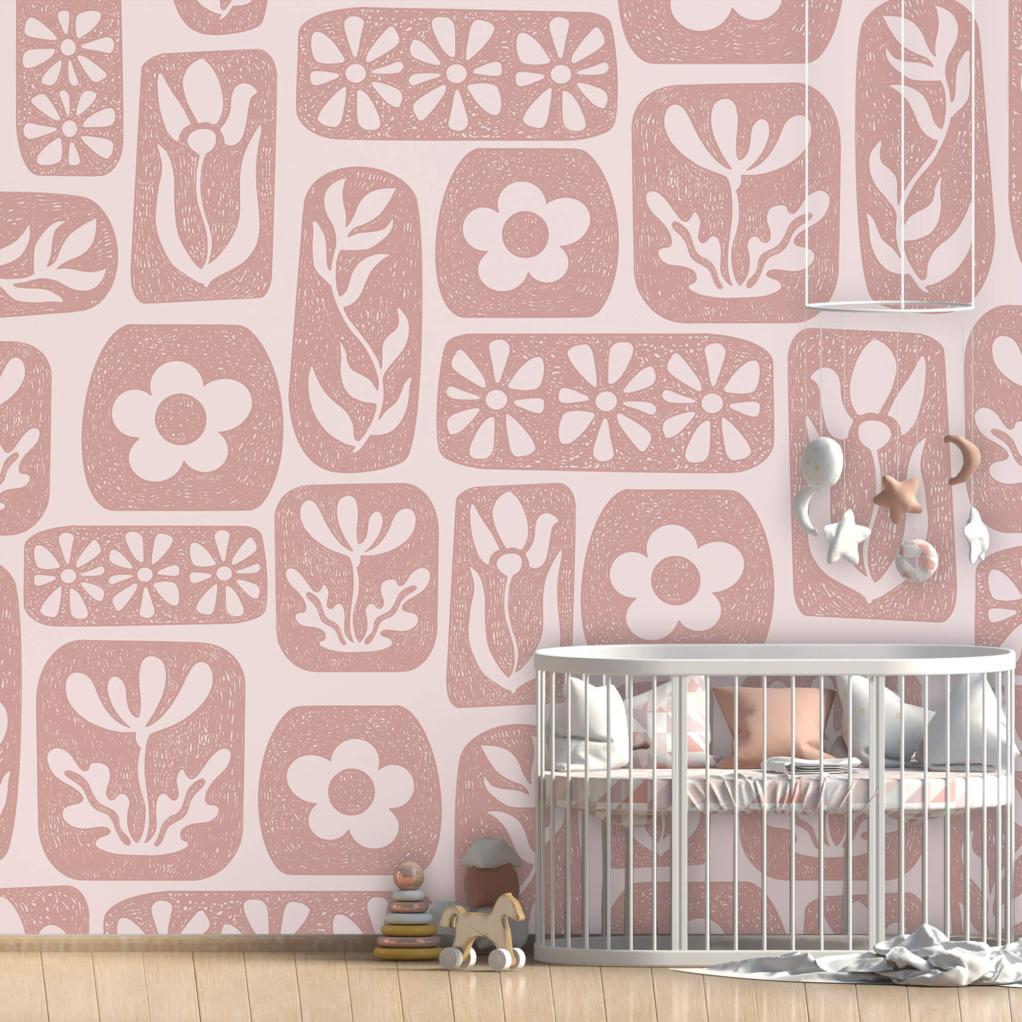 Vzor kvetov a listov