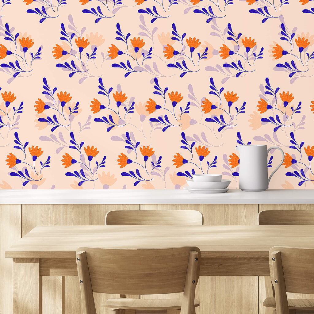 Vzor kvetov a listov Vzor kvetov a listov