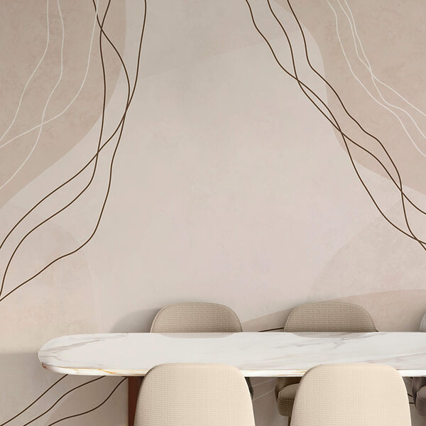 Biele a hnedé čiary na béžovom pozadí Biele a hnedé čiary na béžovom pozadí