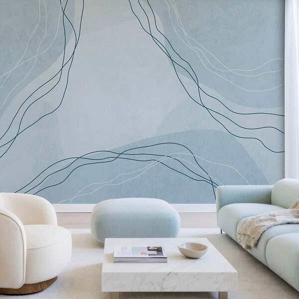 Modré a biele pozadie s čiarami