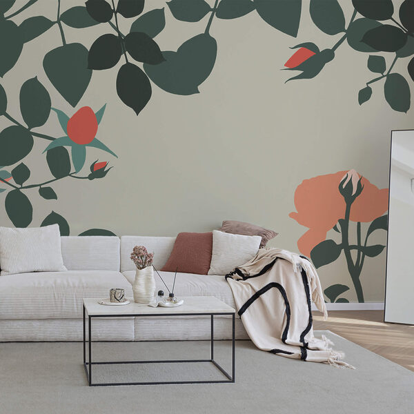 Kvetinový dizajn s živými farbami