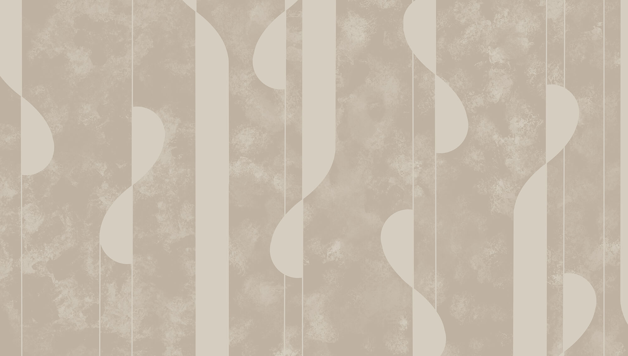 Abstract shapes in soft beige tones