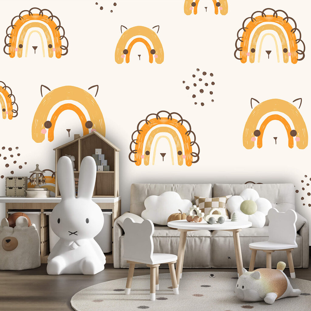 Motív kreslených zvieratiek