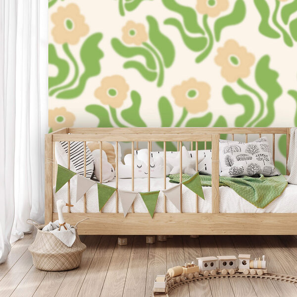 Vzor z kvetov a listov