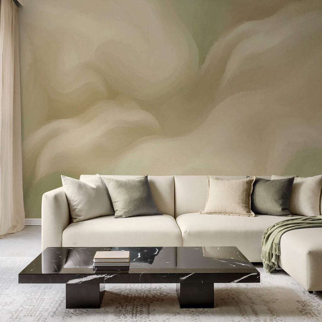 Jemná, plynulá abstrakcia v svetlých odtieňoch Jemná, plynulá abstrakcia v svetlých odtieňoch