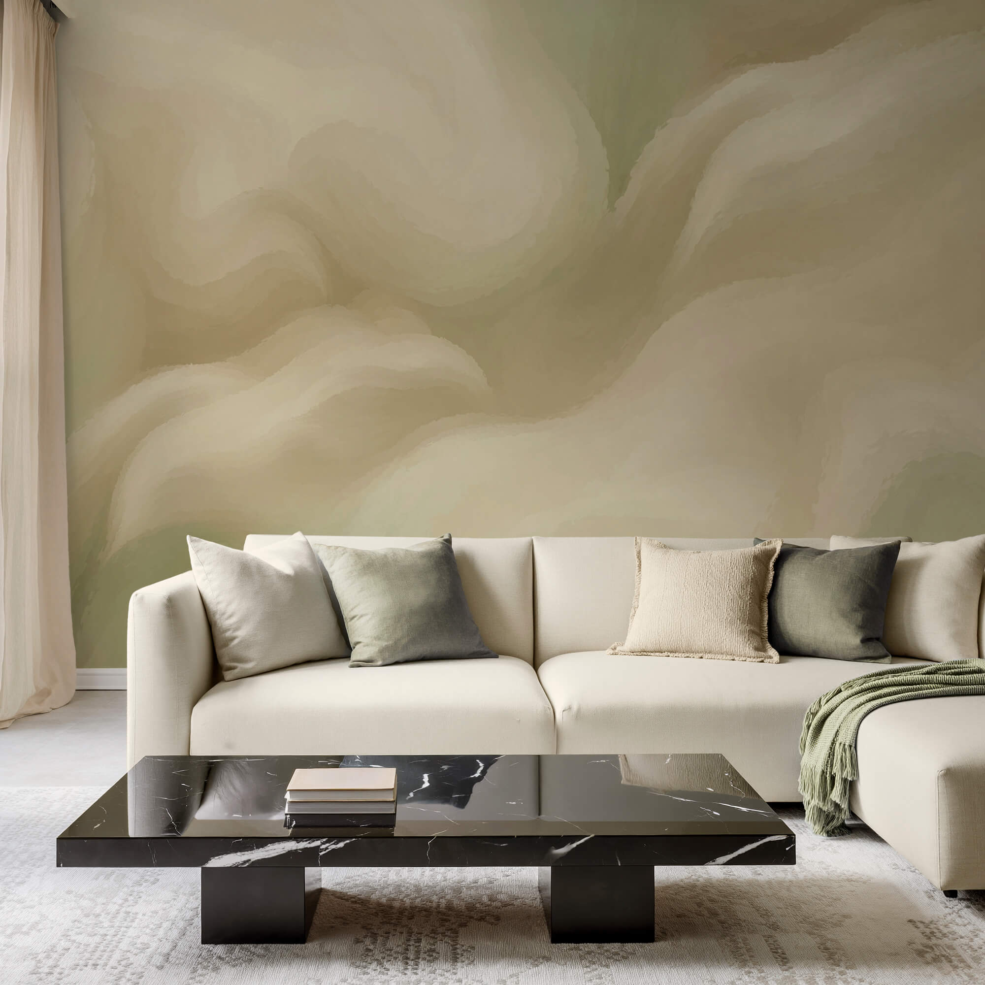 Jemná, plynulá abstrakcia v svetlých odtieňoch Jemná, plynulá abstrakcia v svetlých odtieňoch