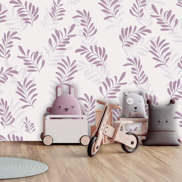 Vzor fialových listov