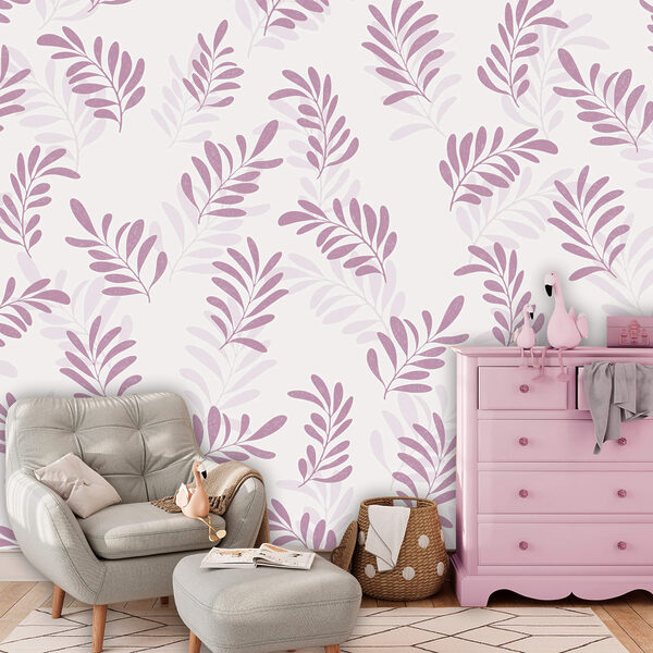 Vzor fialových listov