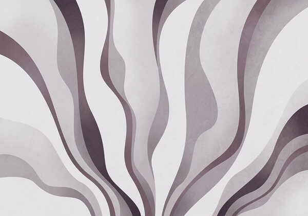 - Flowing lines in soft hues