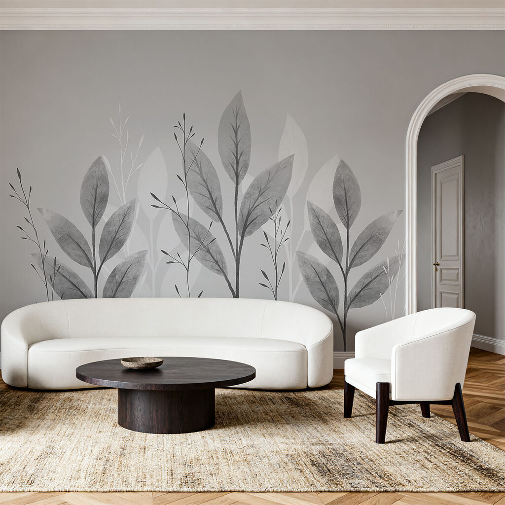 Elegantný botanický čiernobiely dizajn Elegantný botanický čiernobiely dizajn