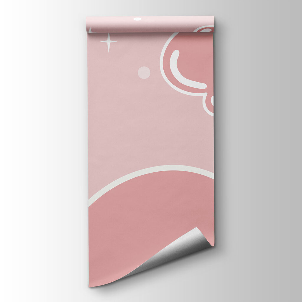 Pink clouds in the sky