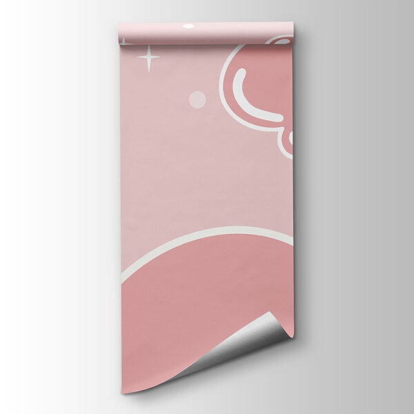 Pink clouds in the sky