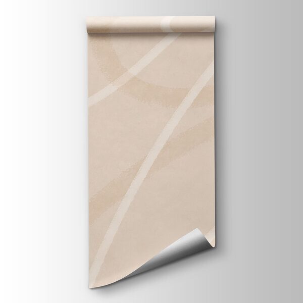 White and tan swirls on a white surface White and tan swirls on a white surface