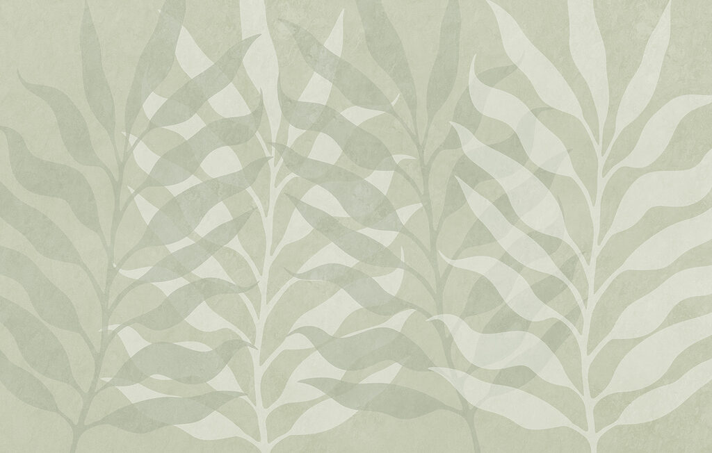 Serene botanical pattern in soft hues Serene botanical pattern in soft hues