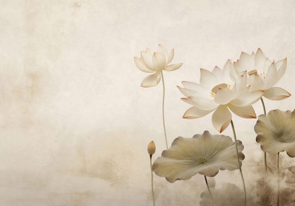 Group of white flowers