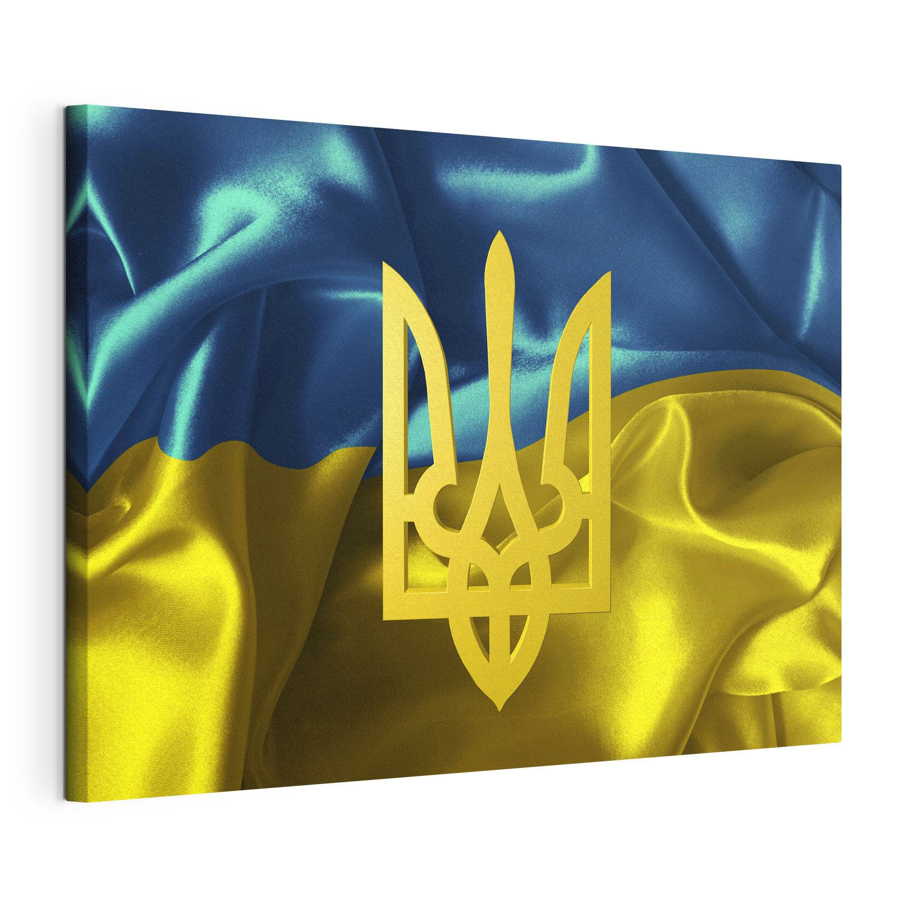 Ukraine's Vibrant Emblem Waves