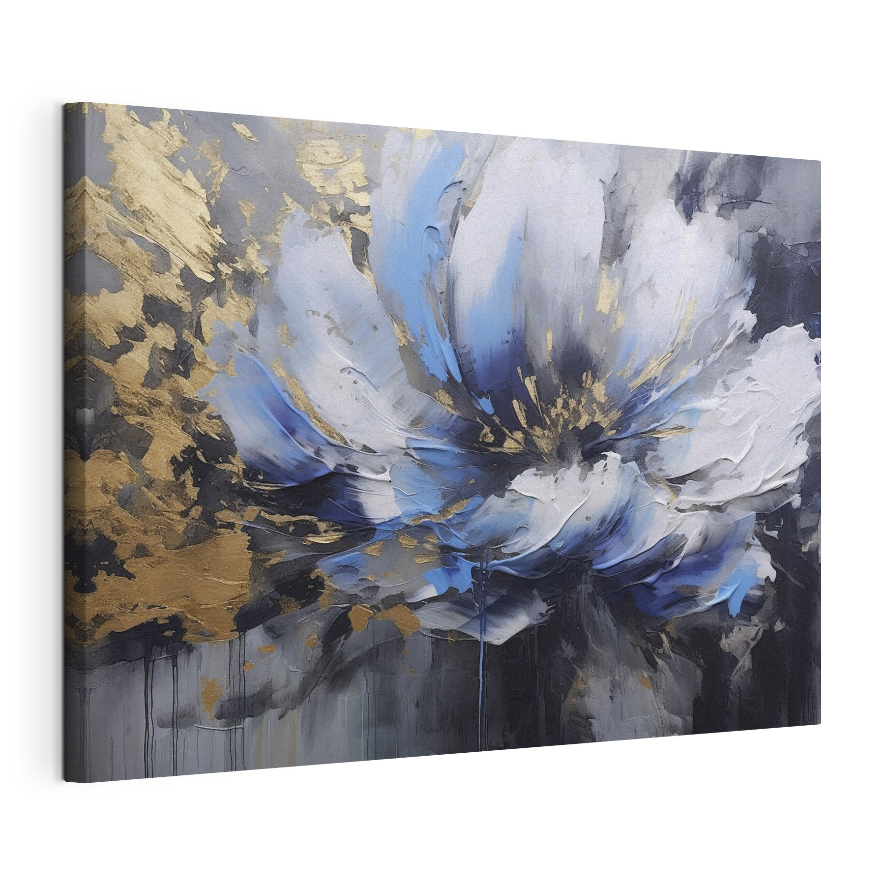 A painting of a flower A painting of a flower