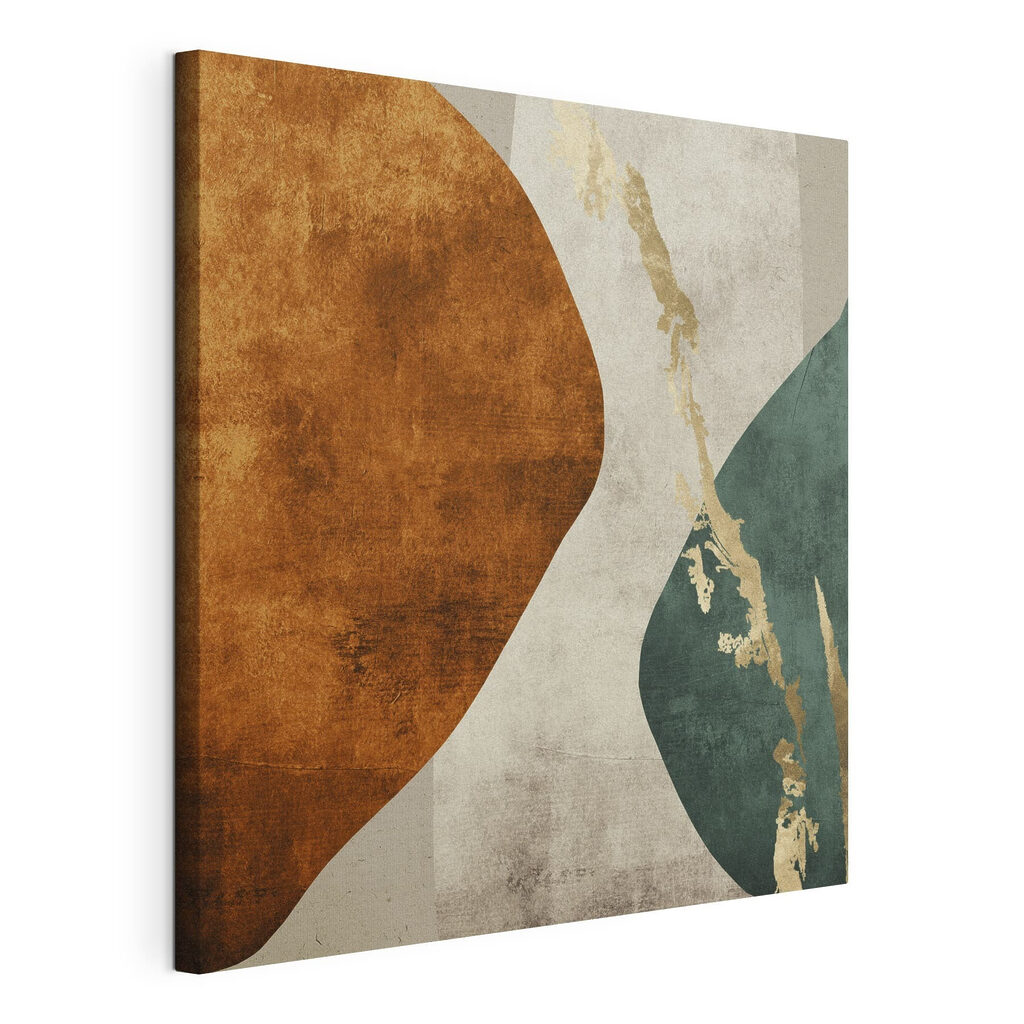 A art piece with a colorful design