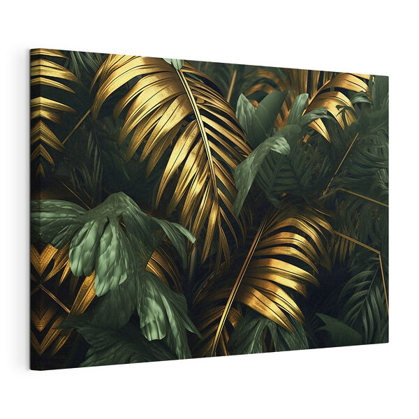 Obraz Svieže listy v trblietavých odtieňoch