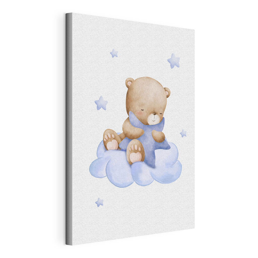 A teddy bear on a cloud A teddy bear on a cloud