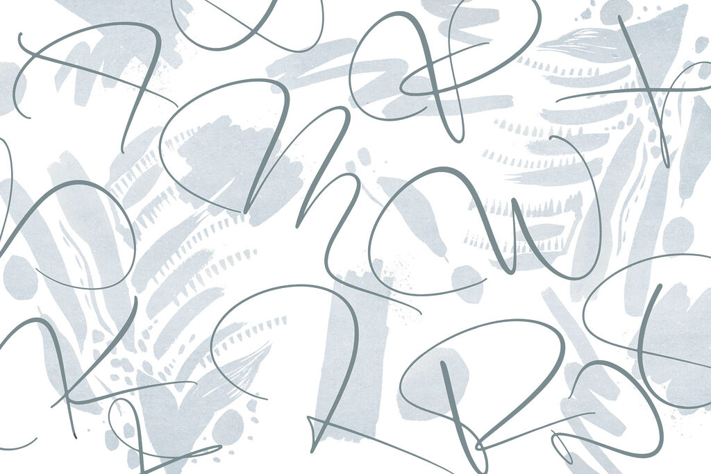 Artful swirls in soft hues Artful swirls in soft hues
