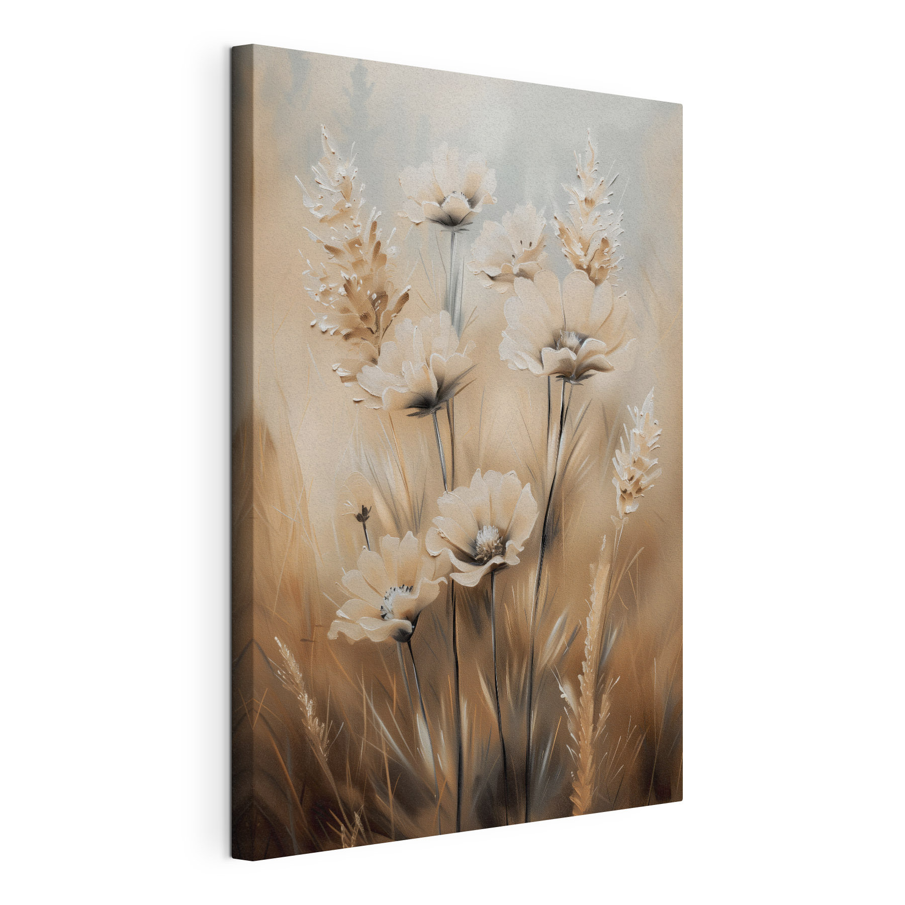 Painting of flowers and grass Painting of flowers and grass
