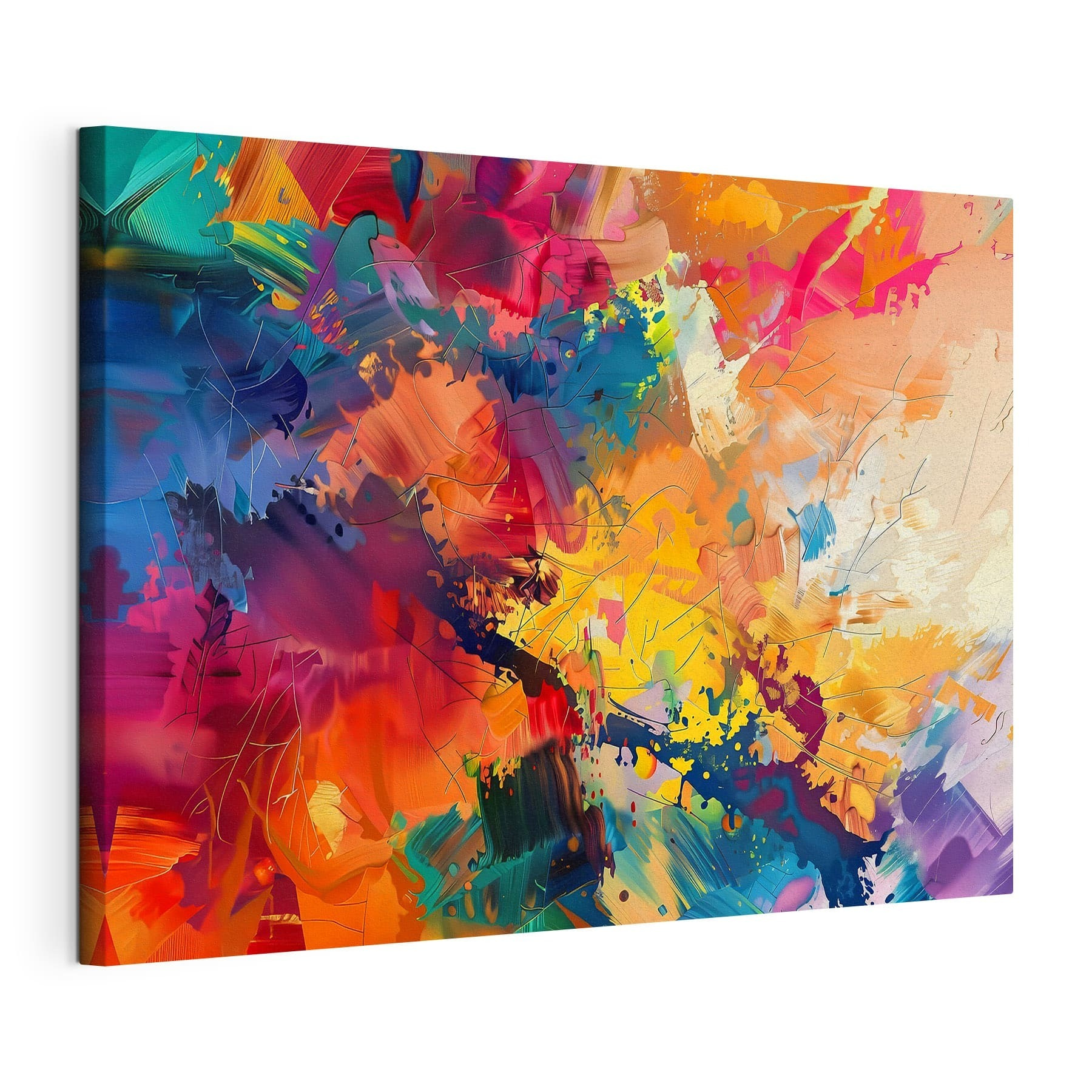 A colorful painting of different colors A colorful painting of different colors