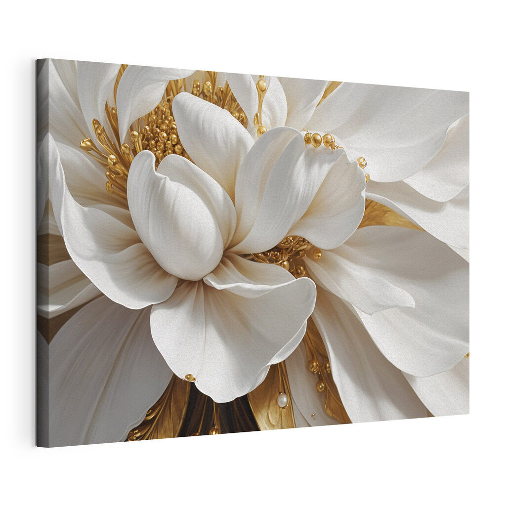 Elegant white flower with subtle details