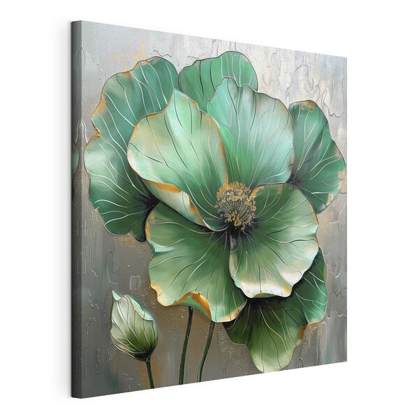 A painting of a flower A painting of a flower