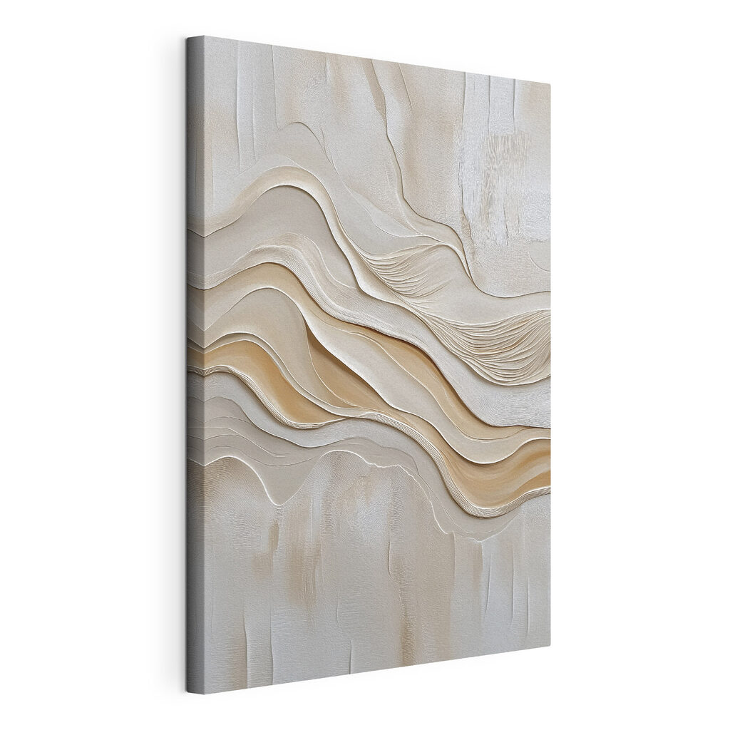 White and brown wavy lines White and brown wavy lines